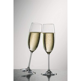 Zwiesel Schott ZWCO121051E Tritan Glass, Crystal, Classic Champagne Glass, Shatterproof, 23 cl Capacity
