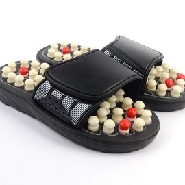 Twist Acupressure Health Slippers with Rotating Cushion for Foot Massage Health Shoes