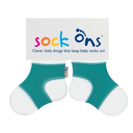 Sock Ons Clever Little Things That Keep Baby Turquoise - 0-6 Months