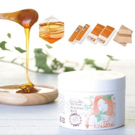 Baby Wax Brazilian Sugar Self Waxing Hair Removal Cream - Honey Sugar Waxing Kit 350g / 베이비 왁스 브라질리언 슈가 셀프 왁싱 털 제모 크림 - 꿀슈가 왁싱키트 350g