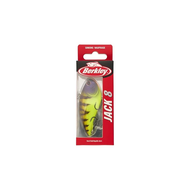 Berkley Jack Fishing Hard Bait, Knock Out, Size 8, 3.1