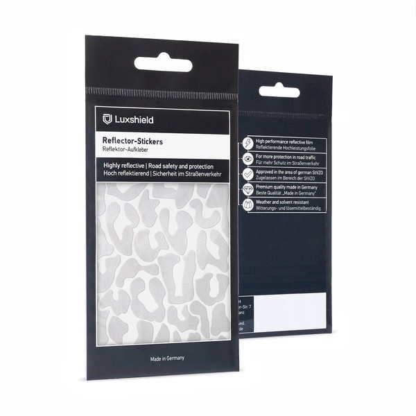 Luxshield Reflector Sticker Set - Leopard - 1 Sheet -