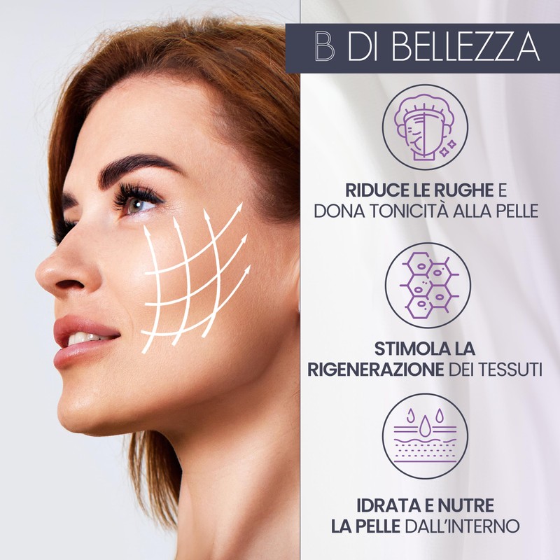 Collagene Idrolizzato 2000mg e Acido Ialuronico, 300 Compresse, Integratore Collagene,