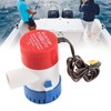 1100GPH 12V Submersible Bilge Pump Nonautomatic Marine Boat Water Pump