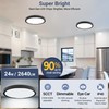 YELIOLED 6 Pack 2640LM LED Flush Mount Ceiling Light Fixture,