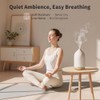 URPOWER 120ML Ceramic Essential Oil Diffuser, Ultrasonic Aromatherapy Diffuser with