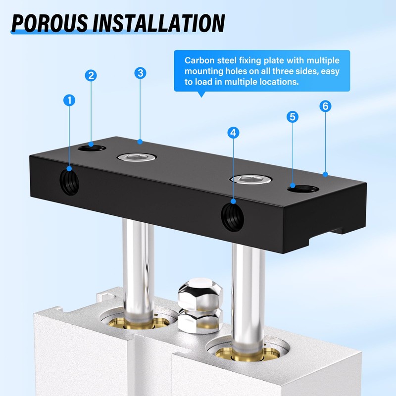 TAILONZ PNEUMATIC TN25-50 Double Bar Double Acting Aluminium Compressed Air