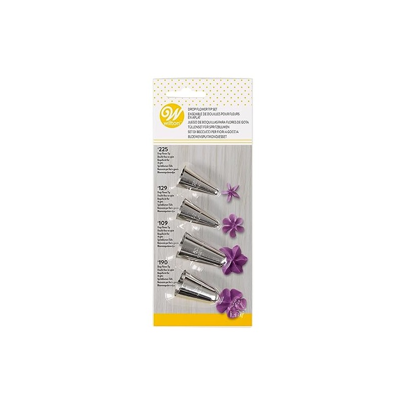 Wilton Drop Flower Tip Set