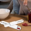 Jagowa 2 Pcs Adjustable Plastic Measuring Spoon Set Baking Slide