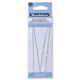 Beadalon Big Eye Needles 4.5-Inch 4 Pieces