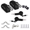PERCARE 2 Pcs Adjustable Bimini Top Straps Black, Marine Tension