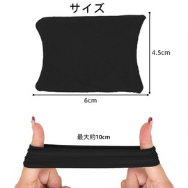 YFFSFDC Hair Rubber Set of 10, Non-marking Hair Elastic Jersey, Seamless Simple, Korean Style, Stylish, Adult, High Elasticity, Fashionable, Solid, Elegant, Small Arm Bands (Color A)