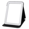 Ximruyuv White Foldable Desk Mirror, 6.5×8.9” Adjustable Angle Rounded Rectangle