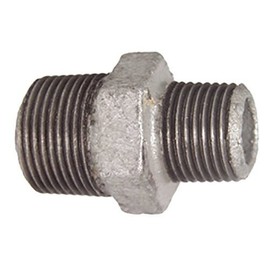 Red. double nipples z-c 3/4x1/2