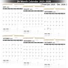 Wall Calendar 2025-2026 – Calendar 2025-2026 Wall, 2 Year Calendar,