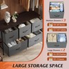 WLIVE Dresser for Bedroom with 5 Drawers, Long Storage Dresser,