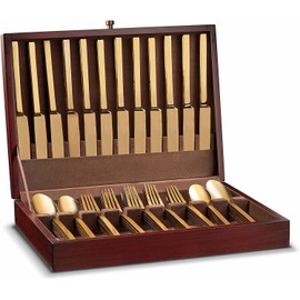 Royalty Art "Organize with Ease: Cutlery Storage Box for Flatware | Neatly Store and Access