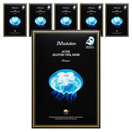 JM Solution Active Jellyfish Vital Prime Mask Pack, 330ml, 6 pieces / 제이엠솔루션 액티브 젤리피쉬 바이탈 프라임 마스크팩, 330ml, 6개