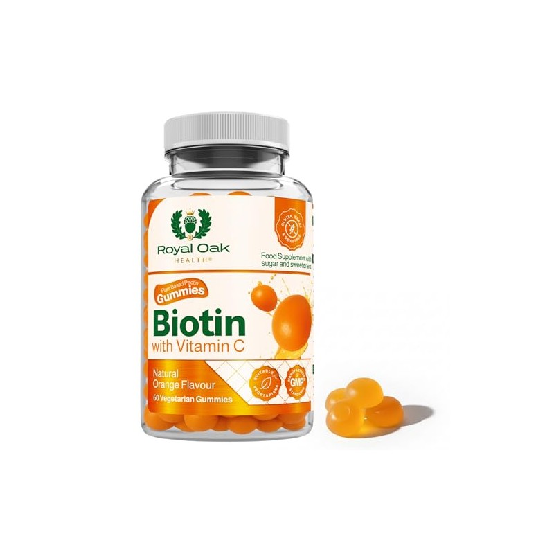 Biotin Gummies with Vitamin C + Vitamin E | Hair,
