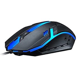 Tech1 Wired Gaming Mouse - USB Optical Computer [RGB] Mouse,1200 DPI for Windows PC, Laptop, Desktop, Notebook (Black)