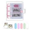 Dreamplay Mini Money Saving Binder, $1000 Money Saving Challenge Book