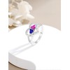 Sapphire and Pink Tourmaline Rings September and October Birthstone Branch