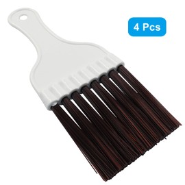 Jiozermi 4 Pcs Brown Air Conditioner Condenser Cleaning Brush Ac Coil Cleaner Brush HVAC Refrigerator Coil Cleaning Brush