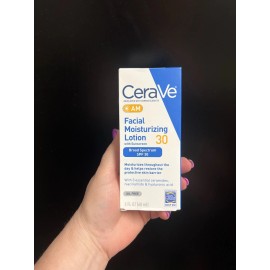 Cerave AM Facial Moisturizing Lotion SPF30 Oil Free 2 oz 11/2027