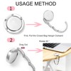 2Pcs Handbag Hooks for Tables, Folding Purse Hook Hangers, Portable