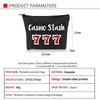 G2TUP Casino Gambling Makeup Bag Casino Stash Accessory Pouch Lucky