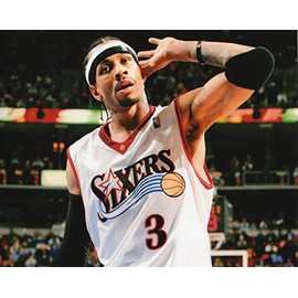 ALLEN IVERSON PHILADELPHIA 76ERS 8X10 SPORTS ACTION PHOTO (NN-1)