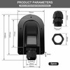 Pack of 2 Roof Feed-Through Solar Waterproof ABS Cable Guide