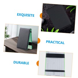 WOONEKY Scorebook Golf Book Score Notebook Golf Score Counter Golf Holder Golfs Score Notepad Score Keeping Notepad Portable Score Recording Book Score Card Holder Golf