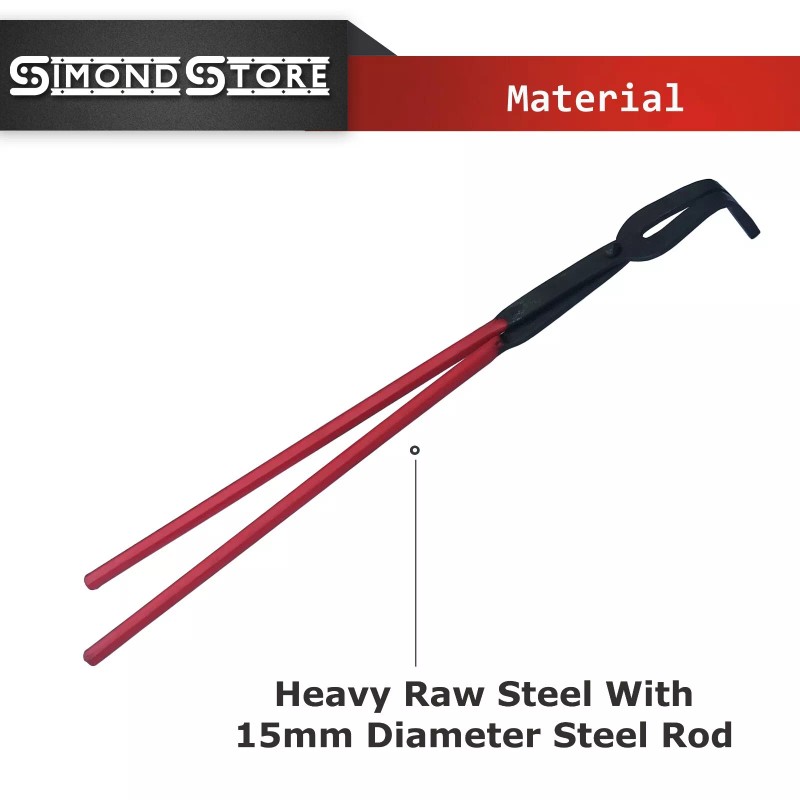 SIMOND STORE Crucible Hinged Tongs - 36" Foundry Crucibles Melting