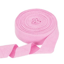 HARFINGTON Cinta de sarga de algodón de 1-3/16 pulgadas, cinta de espiga de 11 yardas, rollo de cinta de malla, cinta de encuadernación al sesgo para manualidades de bricolaje, costura, envoltura de