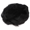 Men's Short Black Wig High Temperature Silk Layered Realistic Breathable