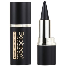 Boobeen Black Eyeliner Pencil - Quick Drying, Waterproof & Smudge-proof All Day Gel Eyeliner - Create Statement Eye Look