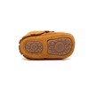 HONGTEYA Leather Baby Moccasins Hard Soled Tassel Crib Toddler Shoes