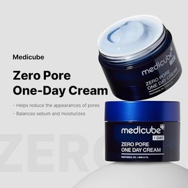 [Medicube] Zero Pore One-Day Cream | Pore-Refining & Oil-Control Cream | Minimizes Pores, Balances Sebum, Smooths & Refreshes Skin Daily