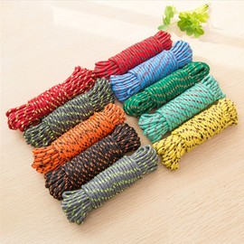 Versatile Portable Clothesline for Travel & Camping Random Color 9ea