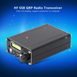 8 Band Radio Transceiver LCD Display SDR Full Mode HF Shortwave SSB QRP CW Radio Transceiver with BNC Antenna Connector Support Connection to Computer(no Power)