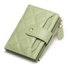 SENDEFN Small Wallet for Woman Leather RFID Blocking Bifold Zipper