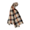 Daks (신세계강남점)DCSC3F110W2 WOOL100% 여성 브라운 하우스체크 울 라이트 머플러 (SHINSEGAE