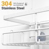 AKTECKE Shower Caddy Hanging Bathroom Organizer: Rustproof Shelf for Inside