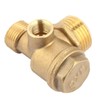 3-Port Brass Air Compressor Check Valve Connection Tool Check Valve