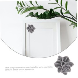 OHPHCALL Resin Gardenia Flower Charms 10pcs Flower Embellishments for DIY Craft Making Ornaments