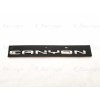 GMC 1PC Chrome Rear Tailgate Conner Canyon Letter Emblems 2021-2022