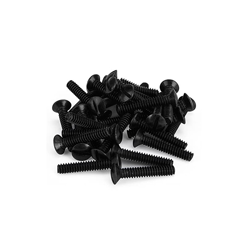 Henne Bery 3/4" Long 6-32 Thread, Oval Head Milled Slot