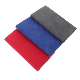 Operitacx Elegantes Mini-notizbuch-set 3-teilig Taschennotizblock für Studenten Reisende Büro Dicke Seiten Kompakte Größe 8 9 X 14 Cm