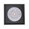 Modern Living Square Wireless Doorbell in Black Ash and Brushed